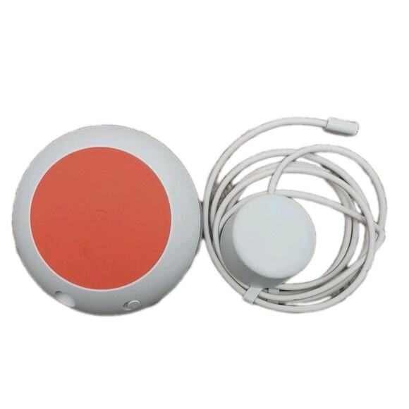 Google Home Mini Smart Speaker Model H0A Charcoal And White With Power Cord GUC - Picture 2 of 2